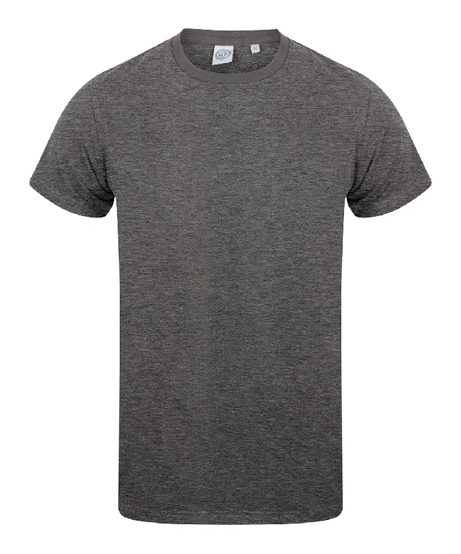 Heather Charcoal - Men's feel good stretch t-shirt