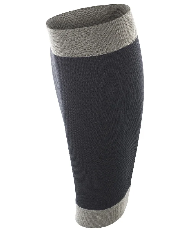 Black/Grey - Spiro compression calf guards