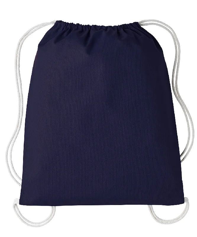 French Dark Navy/Natural - Gymsac with cords