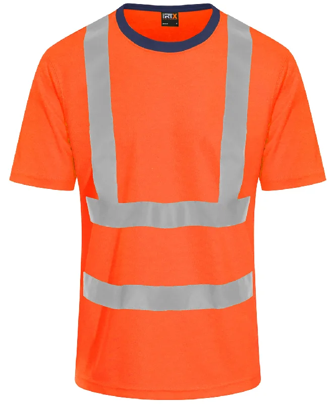 HV Orange/Navy - High visibility t-shirt