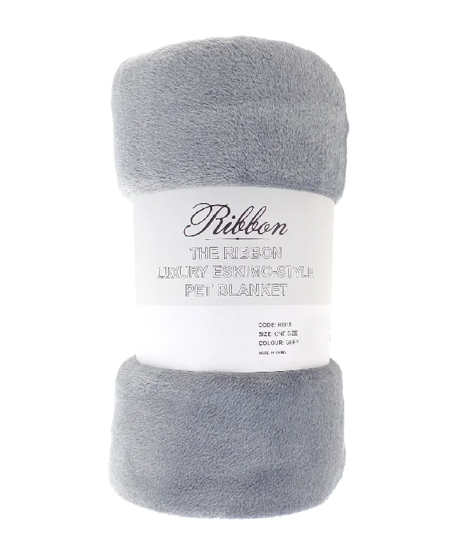 Grey - Pet eskimo-style blanket