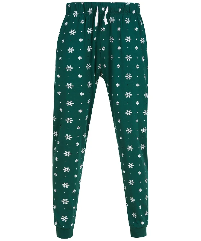 Bottle/White Snowflakes - Lounge pants