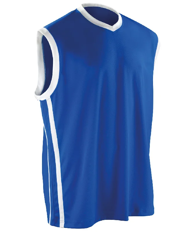 Royal/White - Basketball quick-dry top