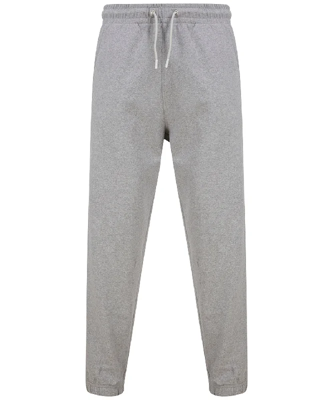 Heather Grey - Unisex sustainable fashion cuffed joggers