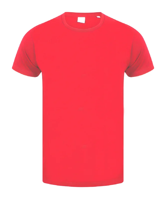 Bright Red - Men's feel good stretch t-shirt