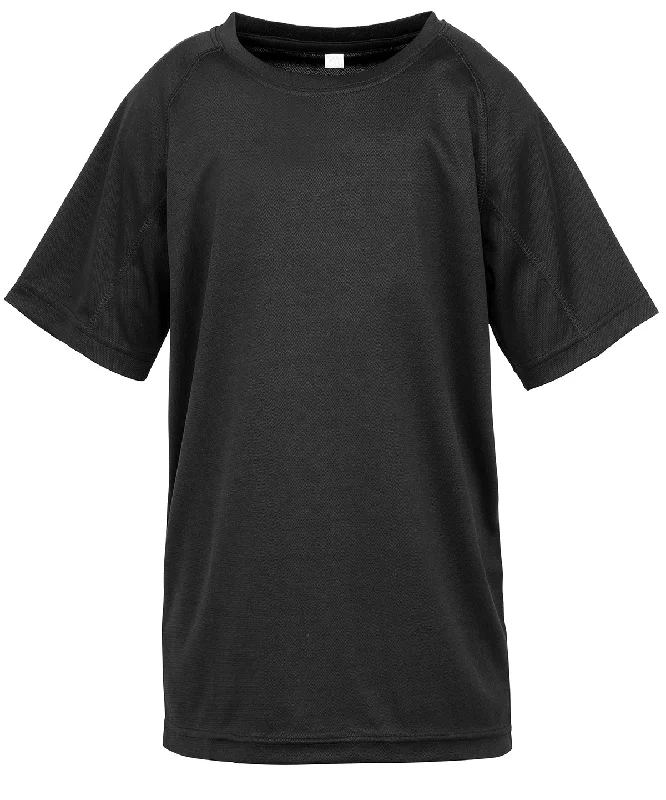 Black - Junior performance aircool tee