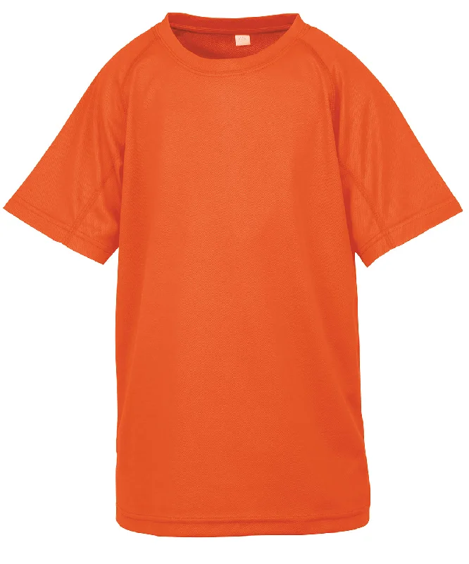 Flo Orange - Junior performance aircool tee