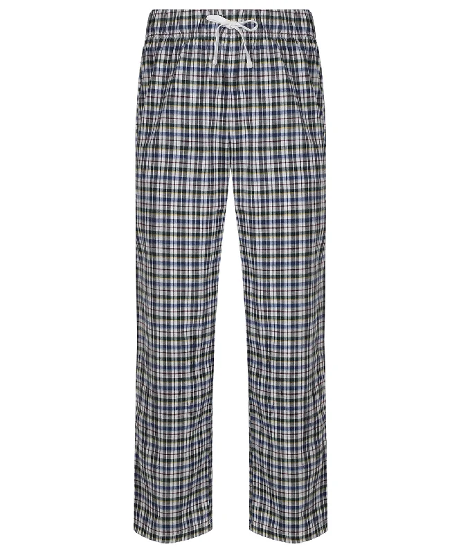 White/Multi Check - Tartan lounge pants