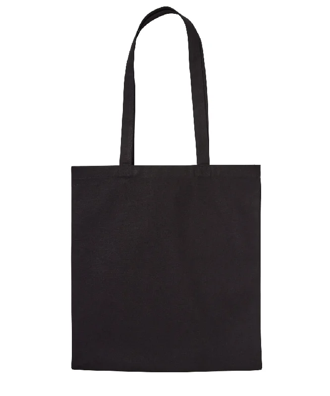 Black - Recycled premium canvas shopper