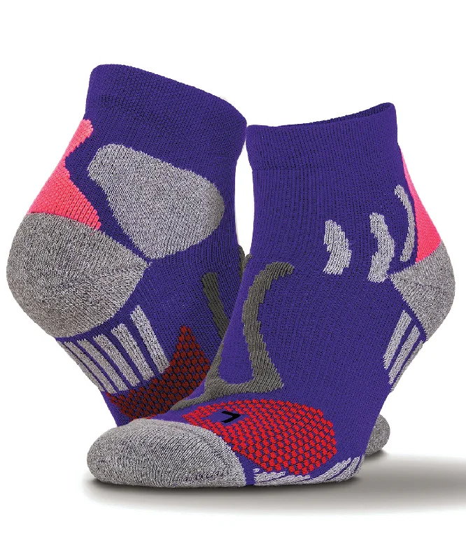 Purple - Technical compression sports socks