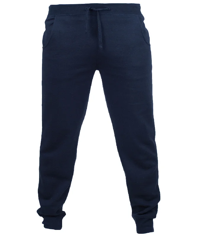 Navy - Slim cuffed joggers