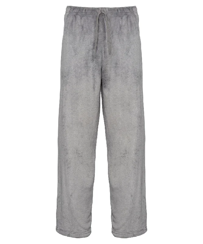 Grey - The Ribbon luxury Eskimo-style fleece pants