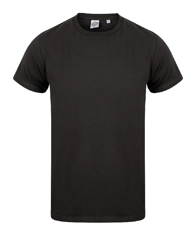 Black* - Men's feel good stretch t-shirt