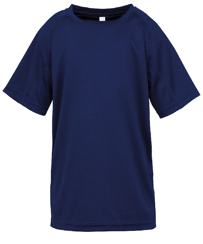 Navy - Junior performance aircool tee