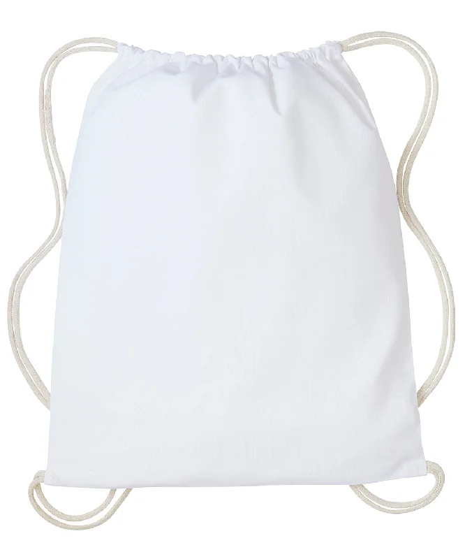 White/Natural - Gymsac with cords