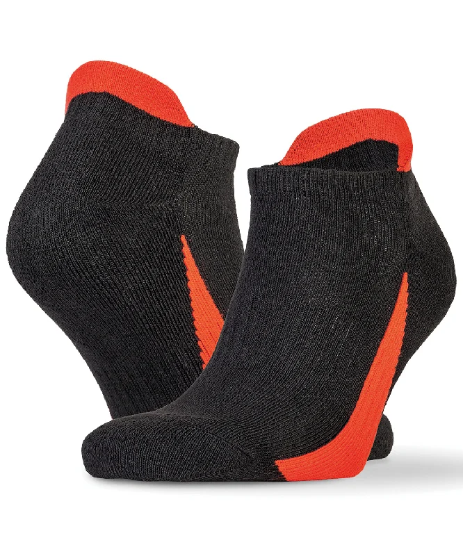 Black/Red - 3-pack sports sneaker socks