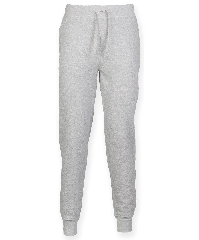 Heather Grey - Slim cuffed joggers