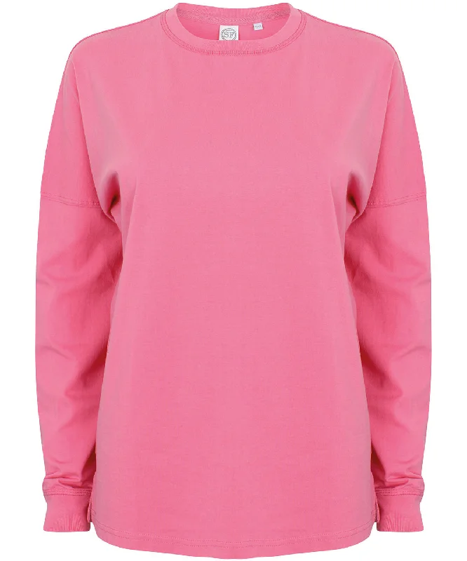 Bright Pink - Unisex drop shoulder slogan top