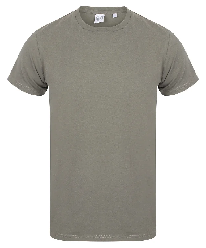 Khaki - Men's feel good stretch t-shirt