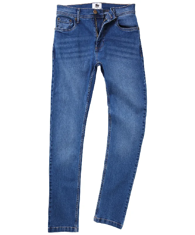 Mid Blue Wash - Max slim jeans