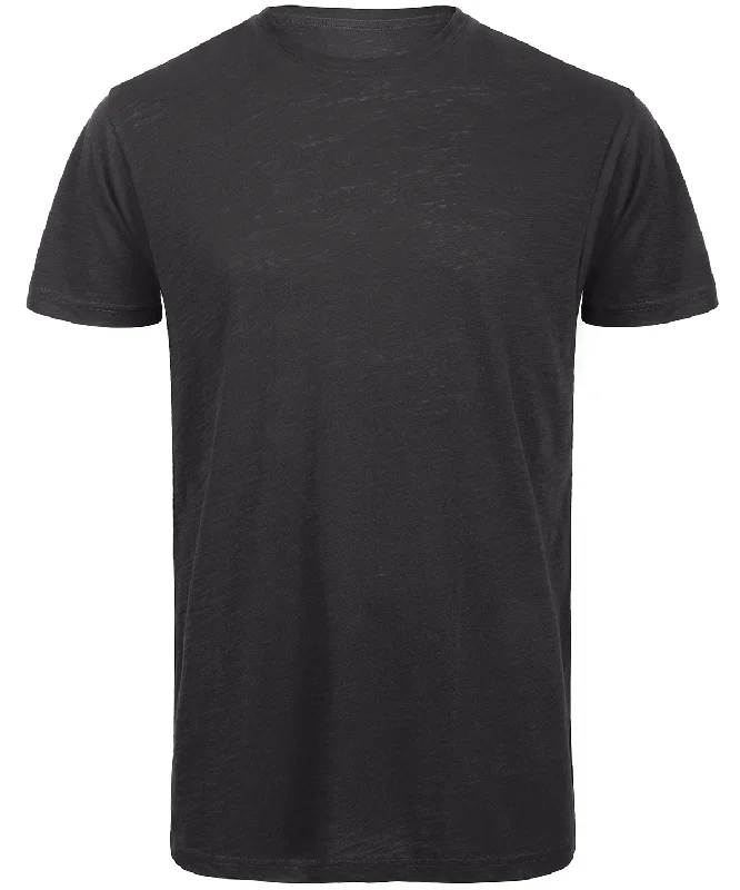 Chic Black - B&C Inspire Slub T /men