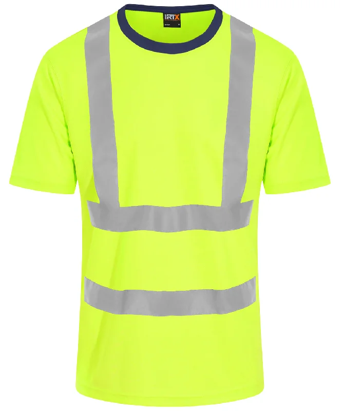 HV Yellow/Navy - High visibility t-shirt