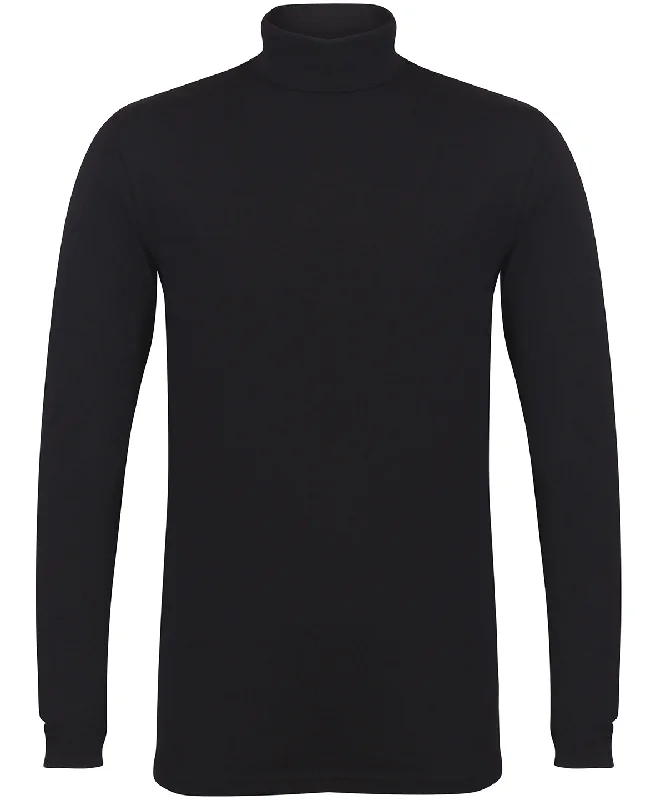 Black - Feel good roll neck top