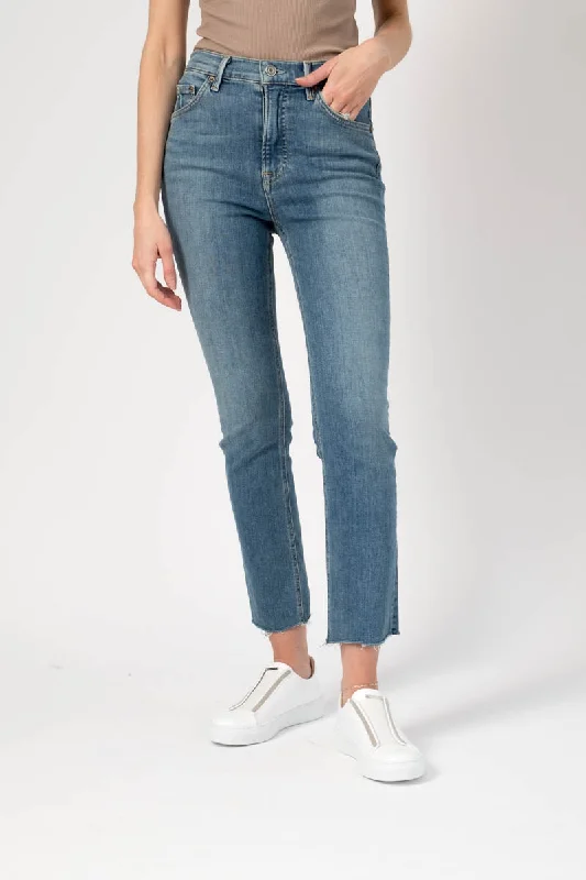 Reed Cropped High Rise Skinny Jean in Come Over