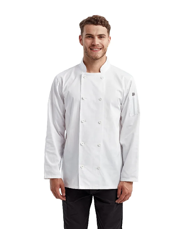 Artisan Collection by Reprime RP657 Unisex Long-Sleeve Recycled Chef's Coat