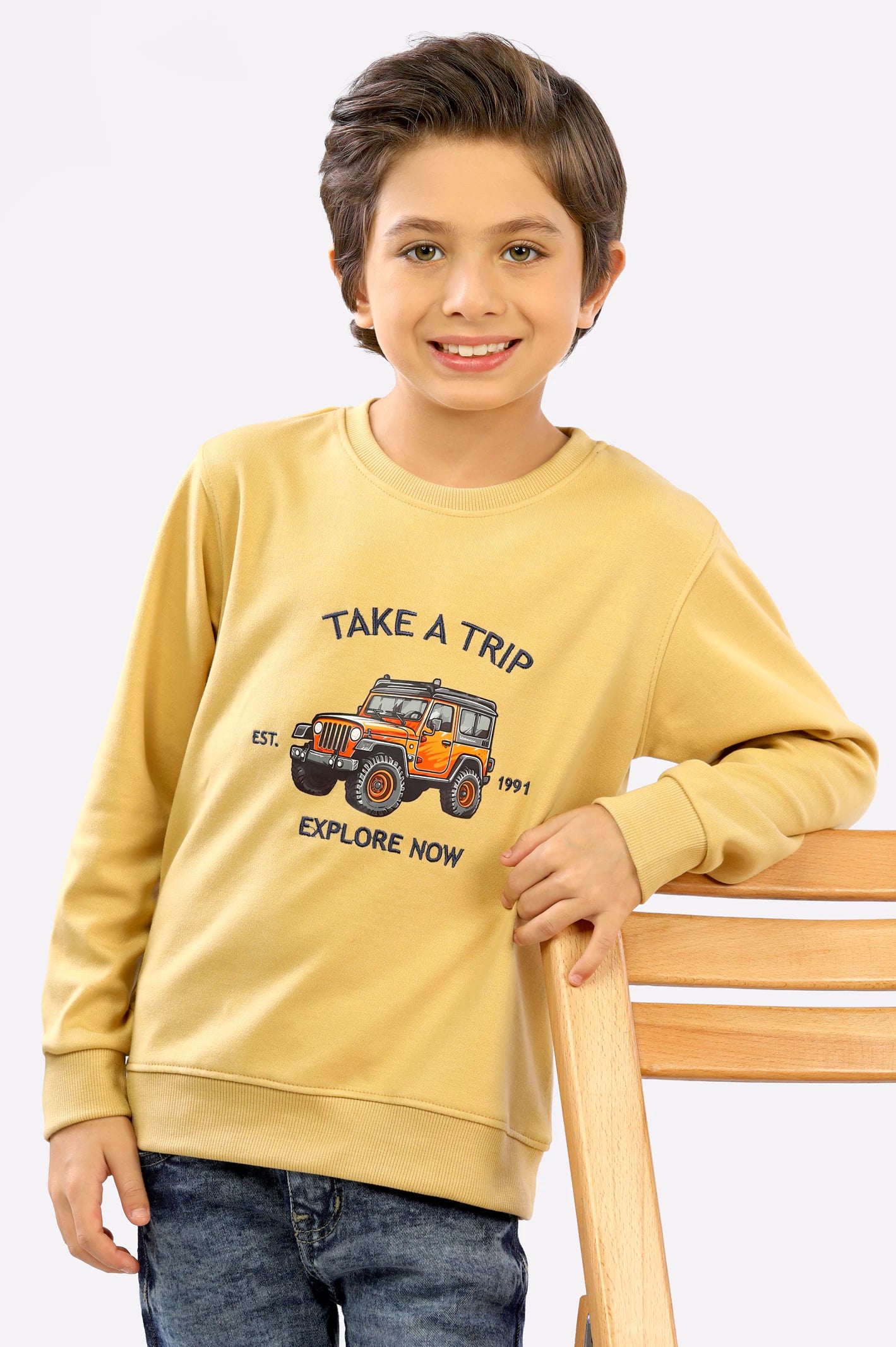 Jeep Art Printed Sweatshirt