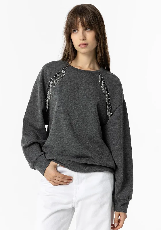 Tiffosi Womens Ballerina Sweatshirt, Grey