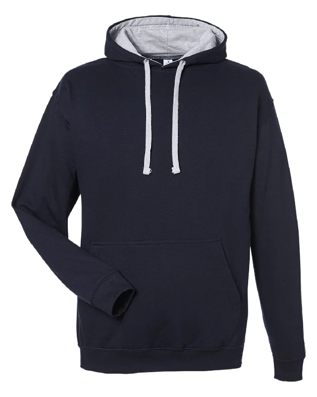 Just Hoods By AWDis JHA003 Adult Midweight Varsity Contrast Hooded Sweatshirt