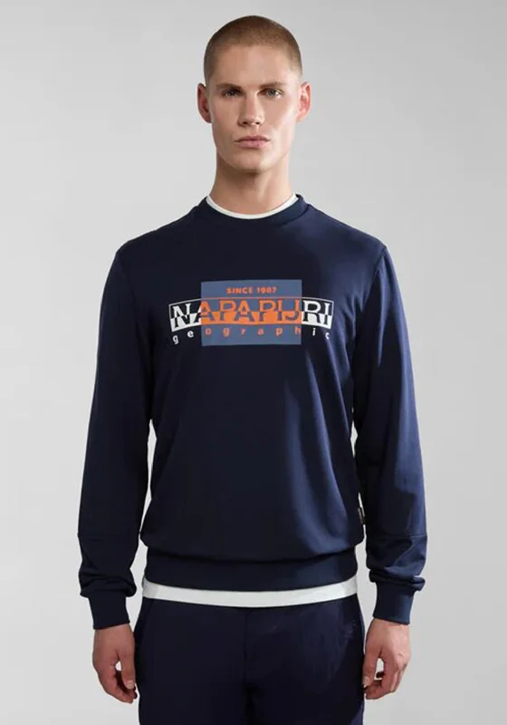 Napapijri B Smallwood Sweatshirt, Blue Marine