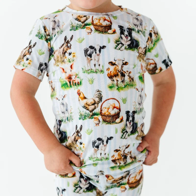 Herd It Here First Two-Piece Pajama Set