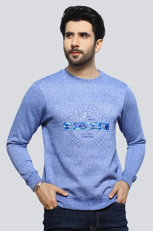 Graphic Embossed Sweatshirt