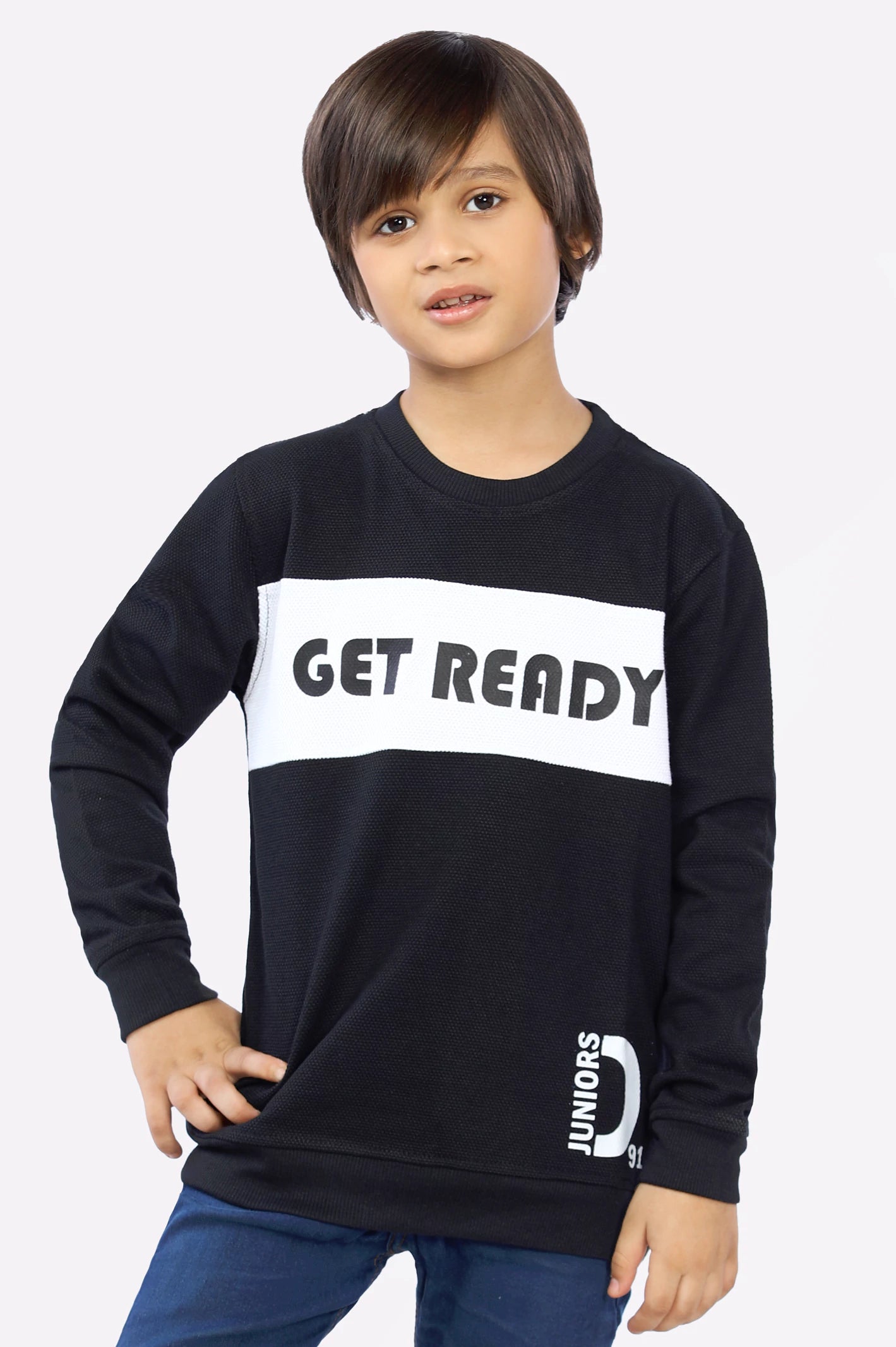 Get Ready Printed Boys Sweatshirt