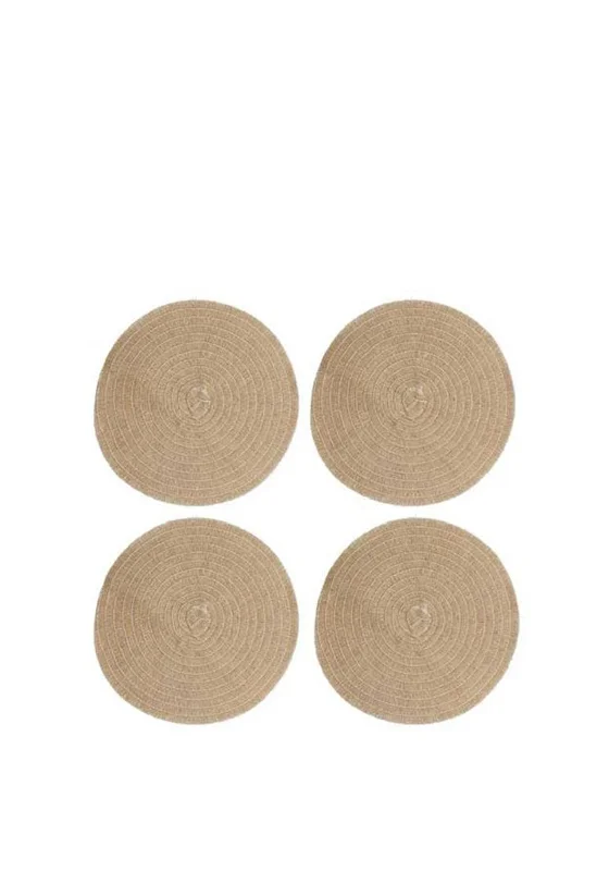 Creative Tops Set of 4 Hessain Woven 38cm Placemats