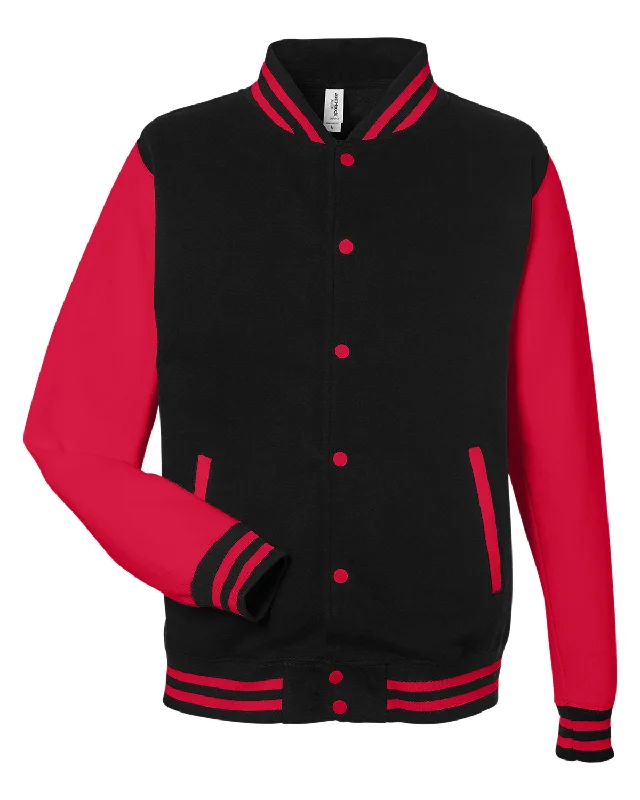 Just Hoods By AWDis JHA043 Men's Heavyweight Letterman Jacket