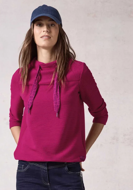 Cecil Ottoman Drawstring Sweatshirt, Pink