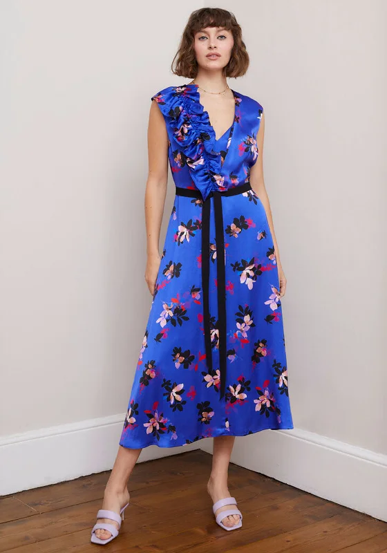 Sisters by Caroline Kilkenny Jem Floral Dress, Blue