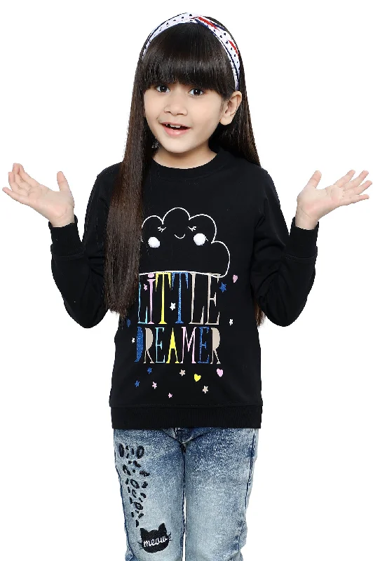 Girls Sweatshirt SKU: KGP-0001-BLACK