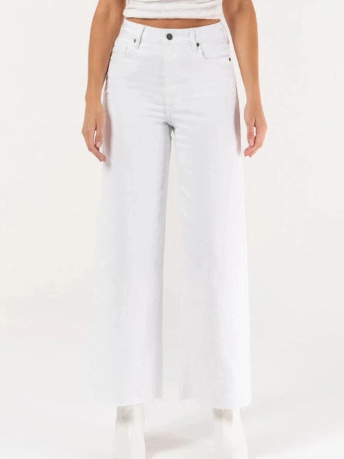 Hidden Jeans Nori High Waist Crop Wide Leg Jeans