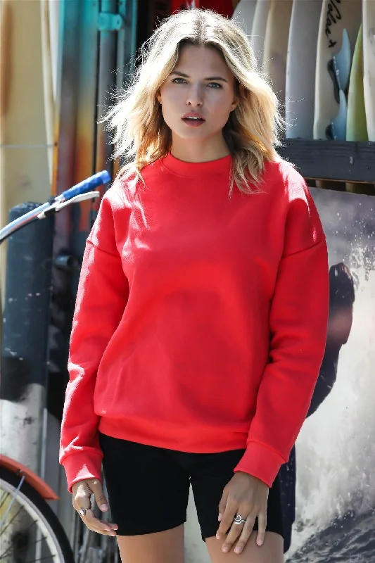 Tomato Cotton Long Sleeve Sweatshirt /1-1-1