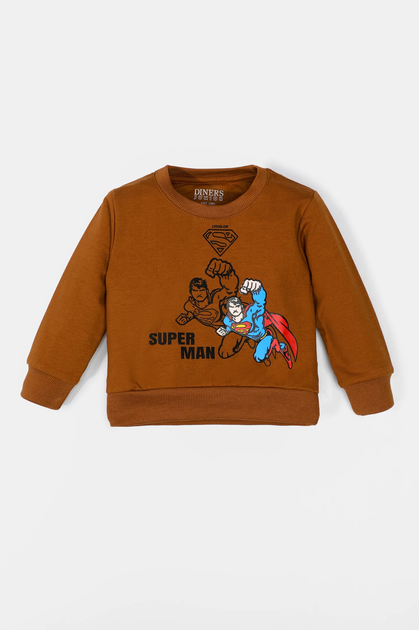 Super Man Printed Boys Sweatshirt