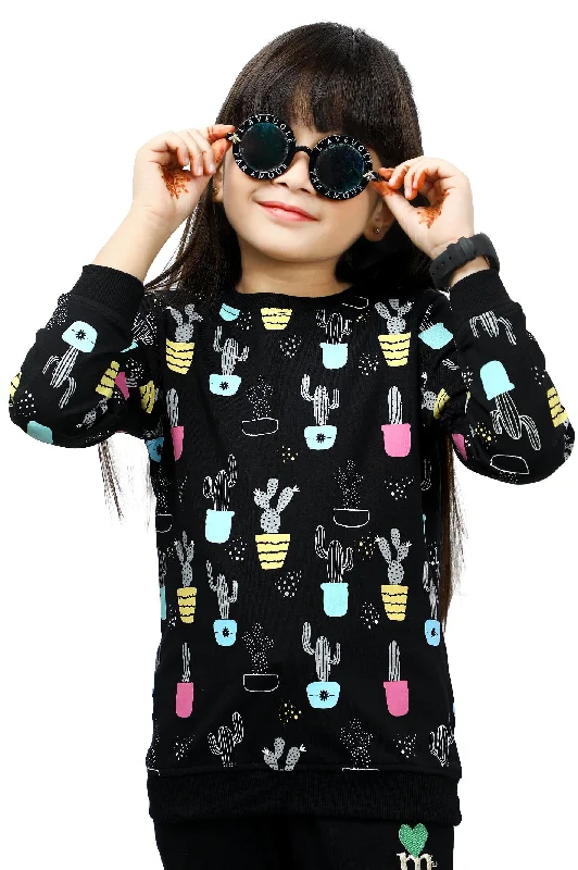 Girls Sweatshirt SKU: KGP-0003-BLACK