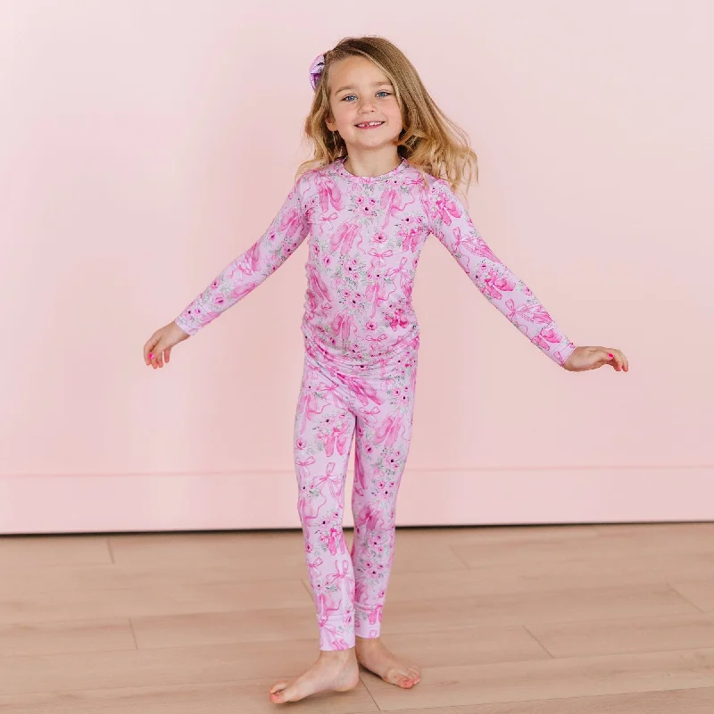 Ballet Blooms Two-Piece Pajama Set