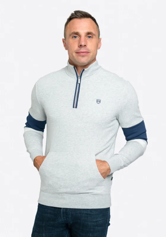 XV Kings by Tommy Bowe Dunedin Bears Quarter Zip Sweatshirt, Grey