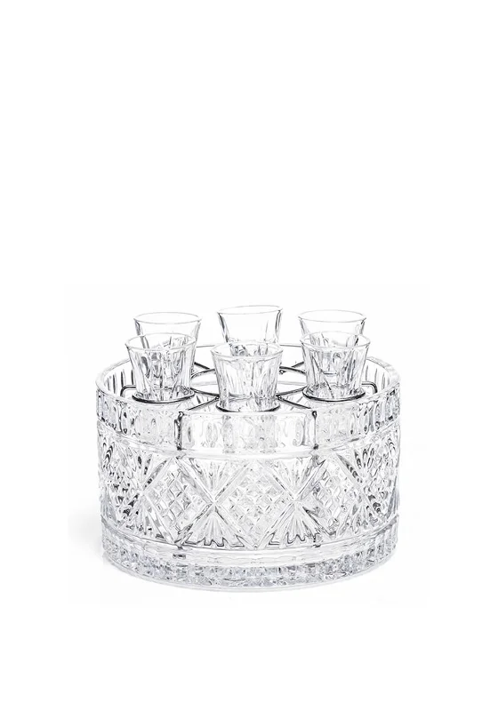 Newgrange Living Adare Vodka Set with 6 Shot Glasses