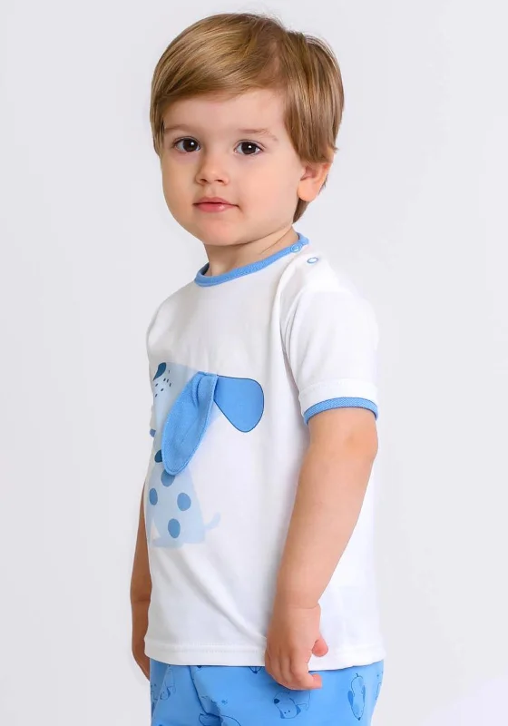 FS Baby Boy Dog Tee and Short Set, Blue