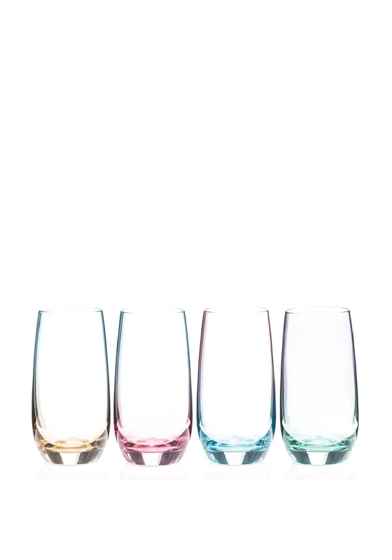 Newgrange Living Two Tone Lustre Hi-Ball Glass, Set of 4